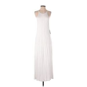 Armani Exchange NEW White Halter Flowy Maxi Dress